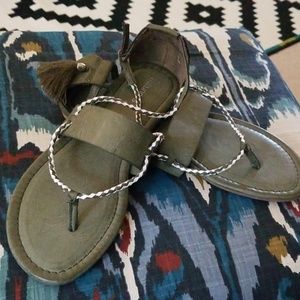 Stylish Olive Green Sandals